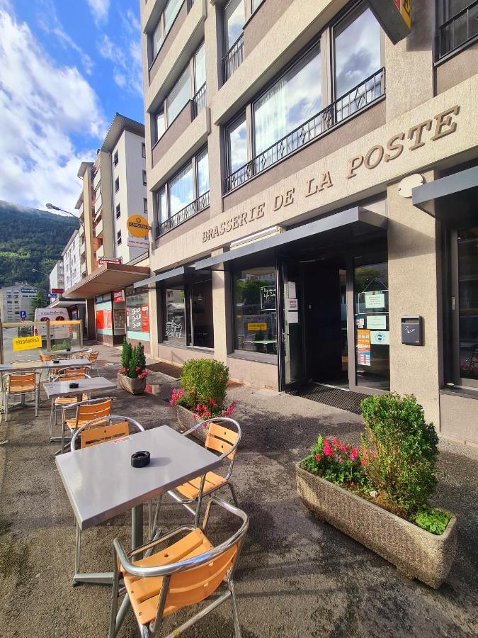 Hotel De La Poste Martigny - City Center Exteriér fotografie